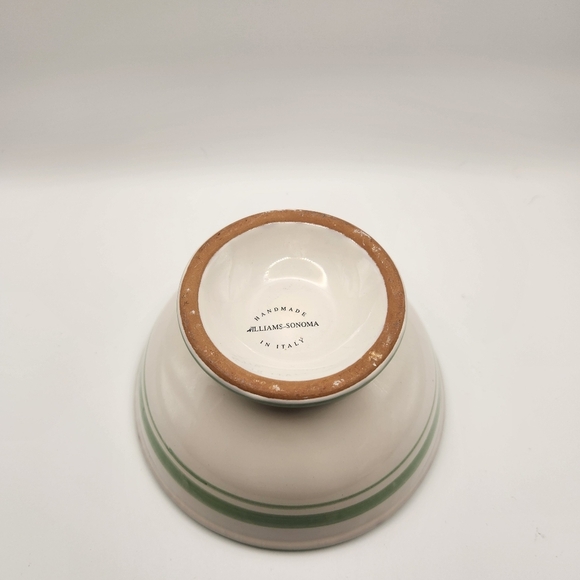 Williams Sonoma Herbs‎ Flora Thyme Pedastal Bowl, Italian Earthenware, Italy - Picture 8 of 8